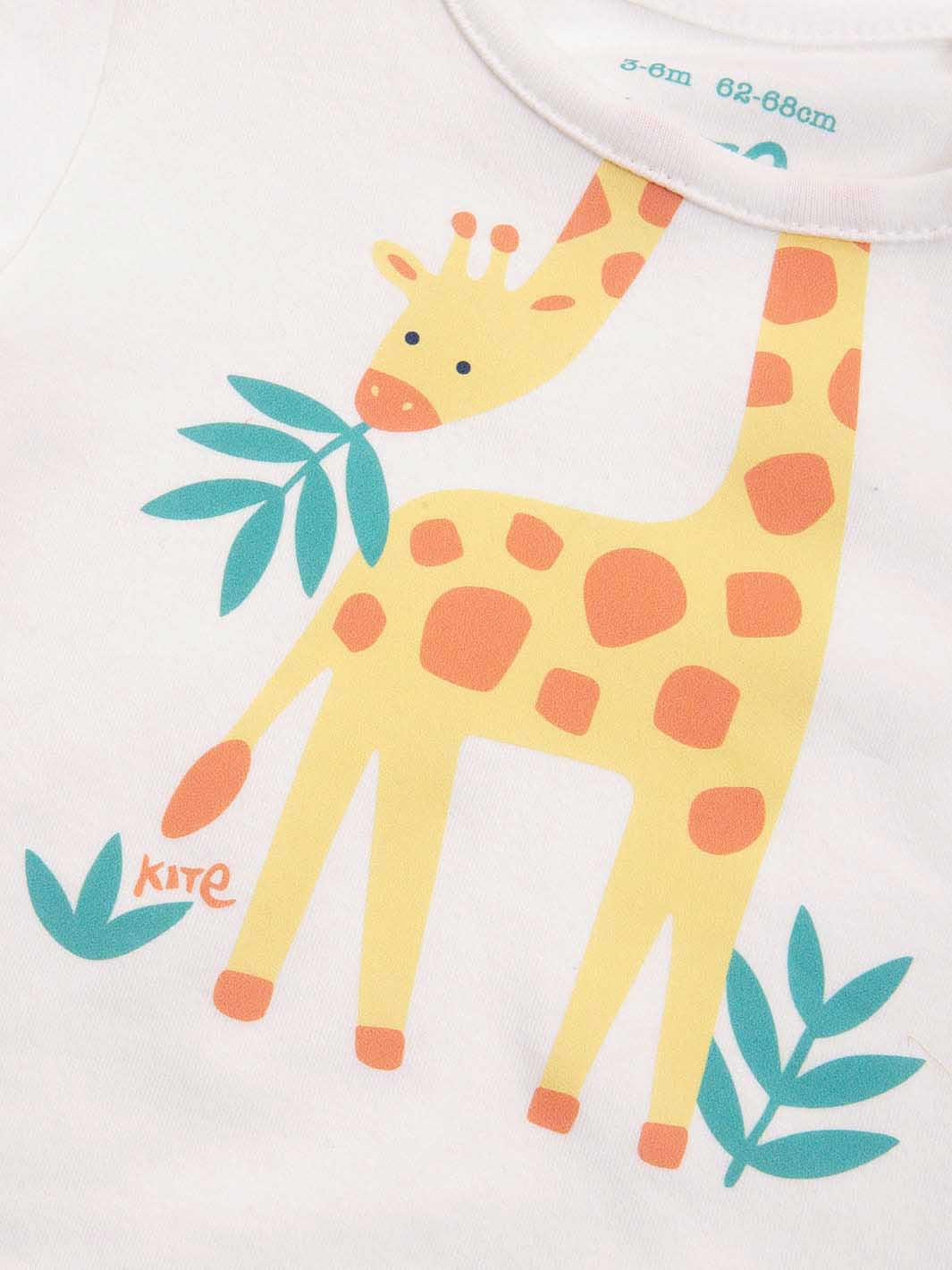 Kite Hello Giraffe Bodysuit
