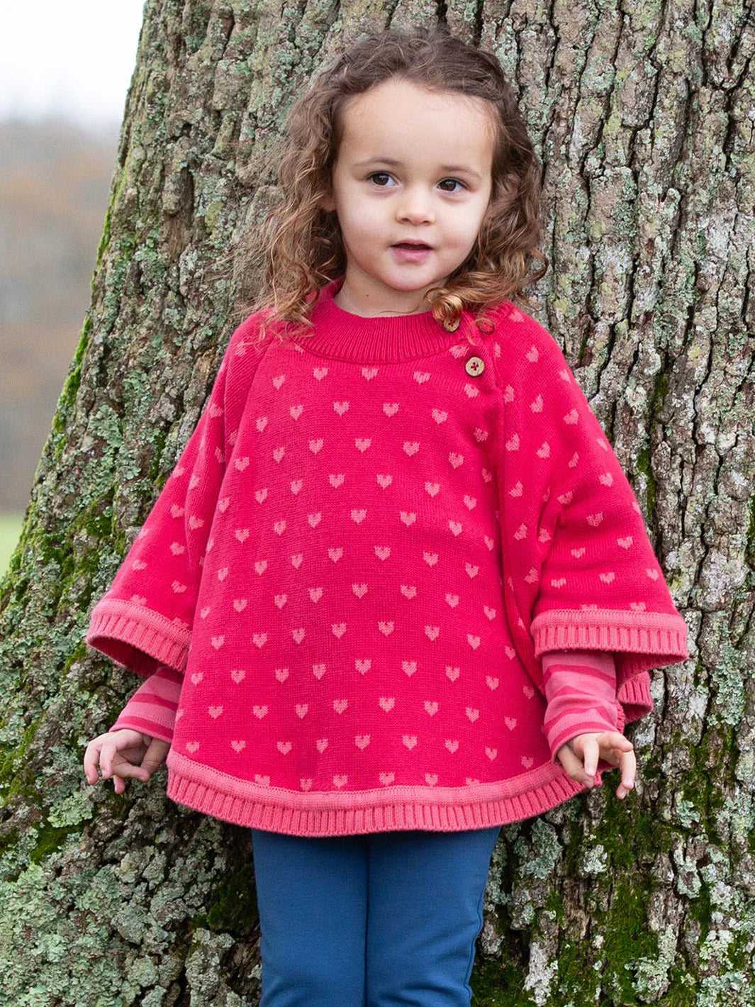 Kite Rosey Posey Heart Poncho