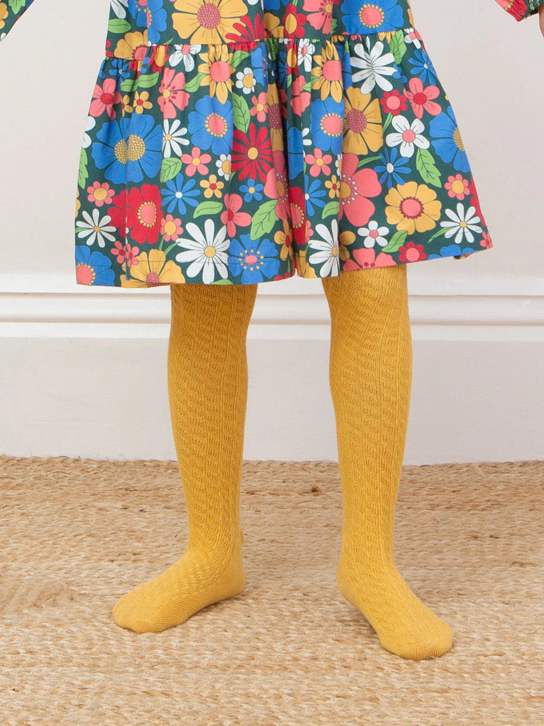 Kite Cable Tights Ochre