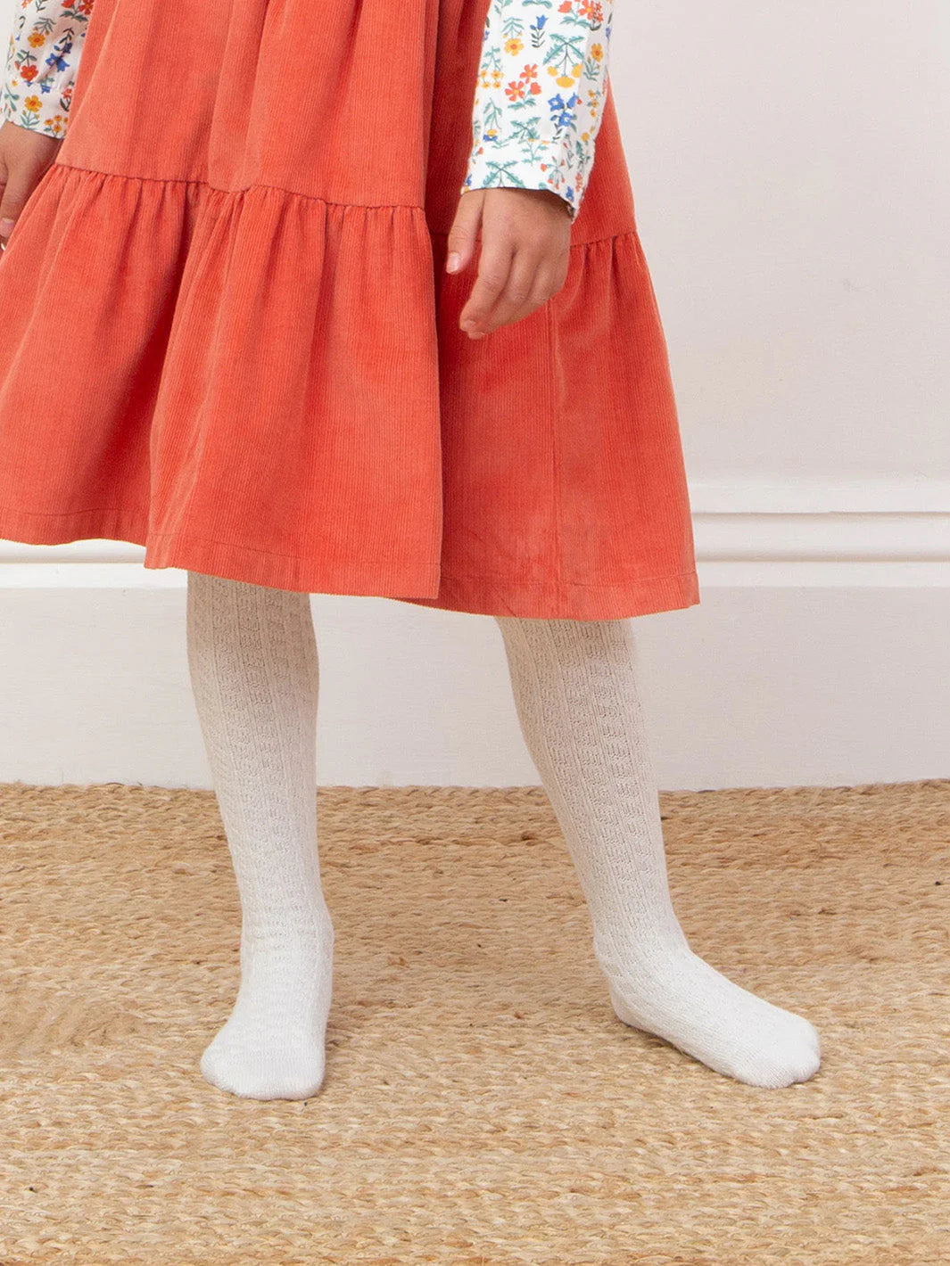 Kite Cable Tights Off-White