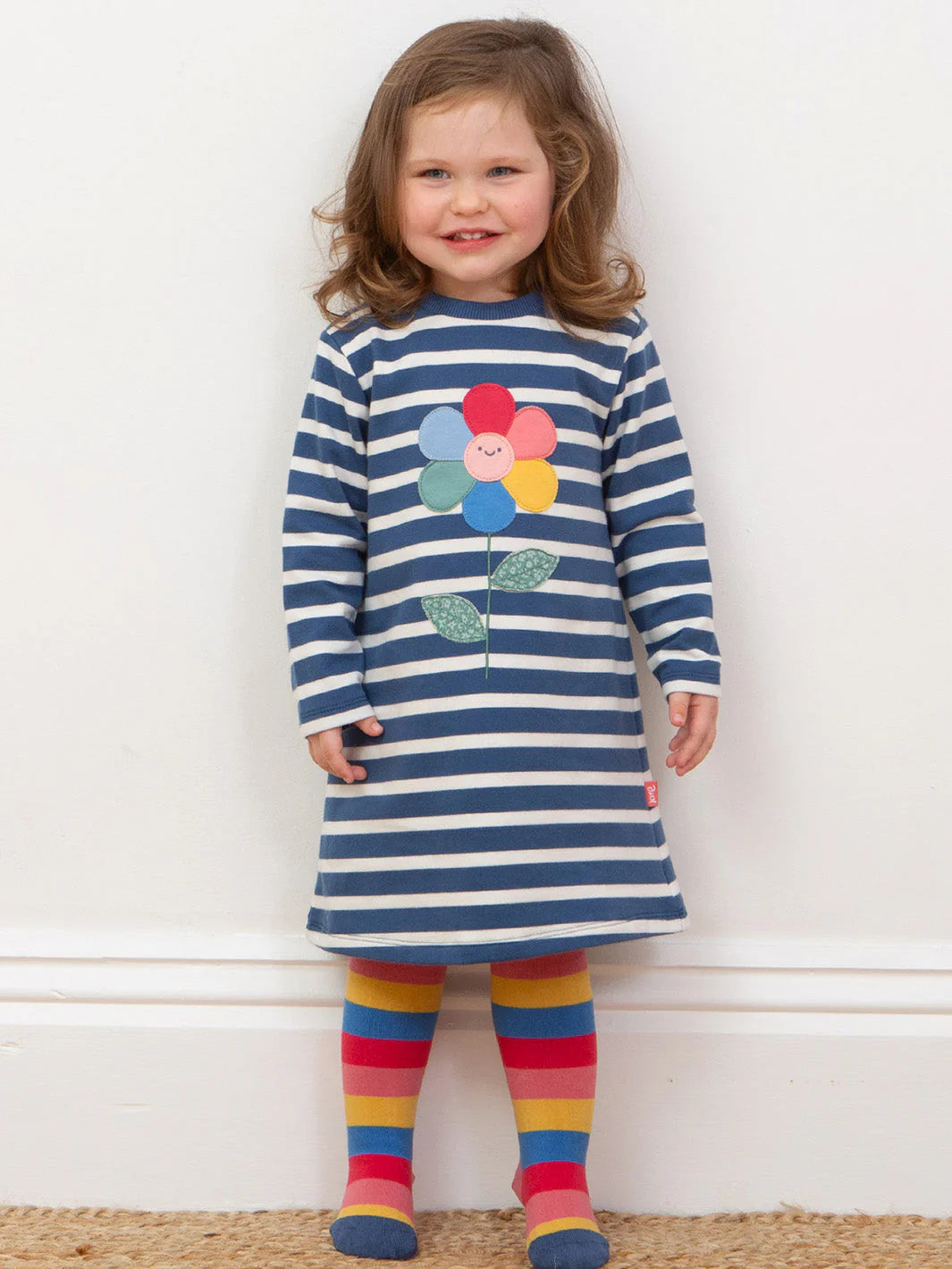 Kite Stripy Tights Rose Pink