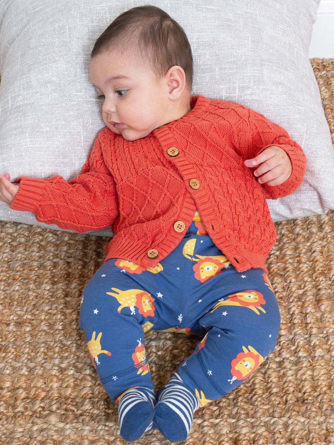 Kite My First Cardi Burnt Orange