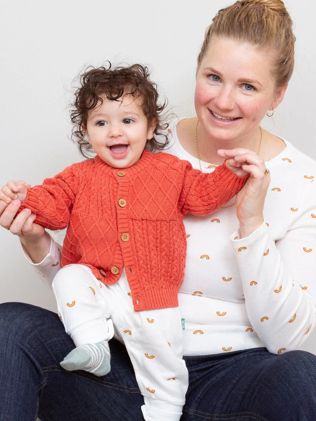 Kite My First Cardi Burnt Orange