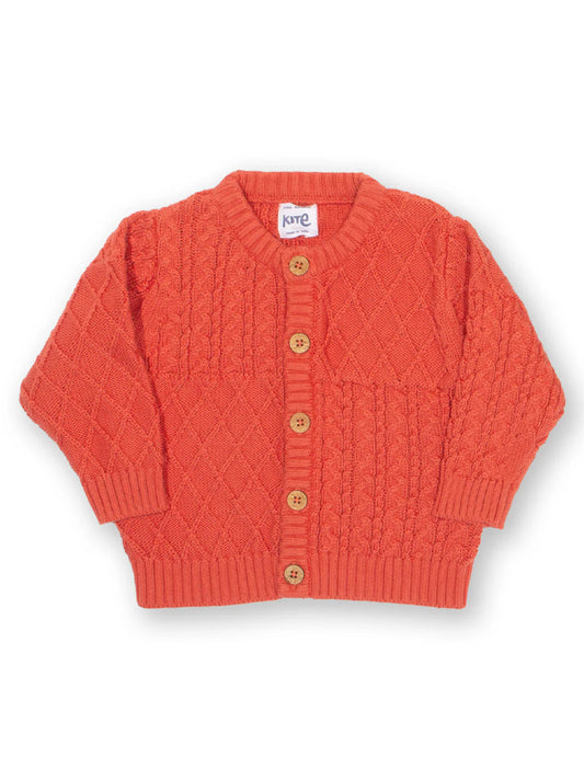 Kite My First Cardi Burnt Orange