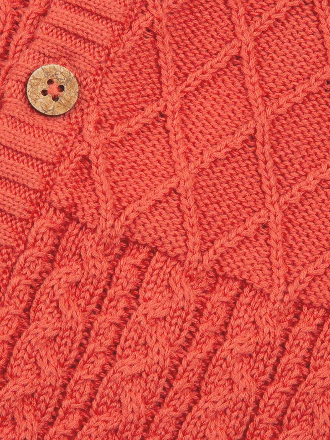 Kite My First Cardi Burnt Orange