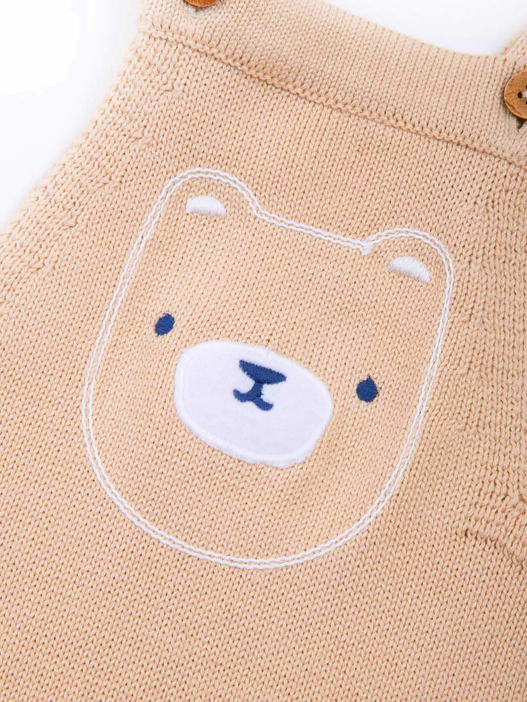 Kite Baby Bear Knit Dungarees