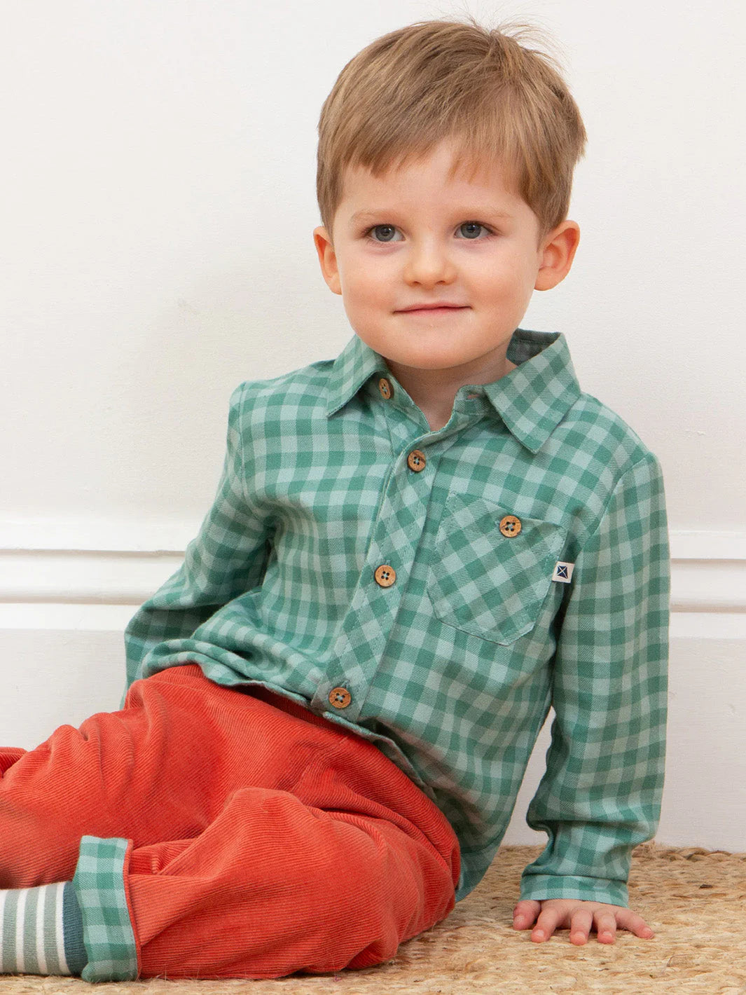 Kite Check Shirt Thyme