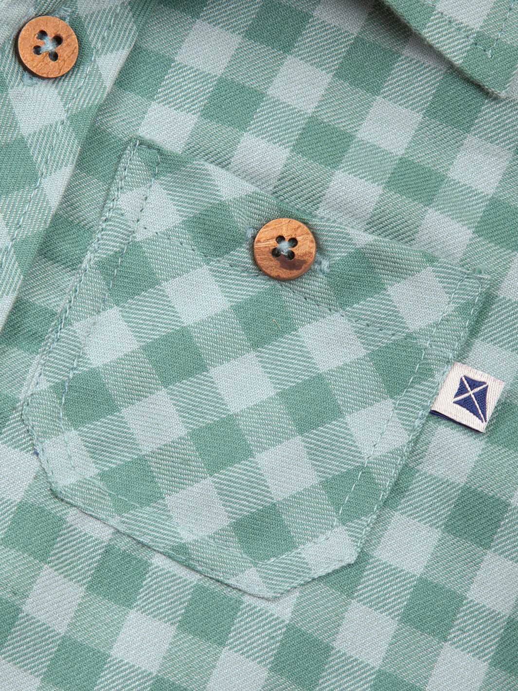 Kite Check Shirt Thyme