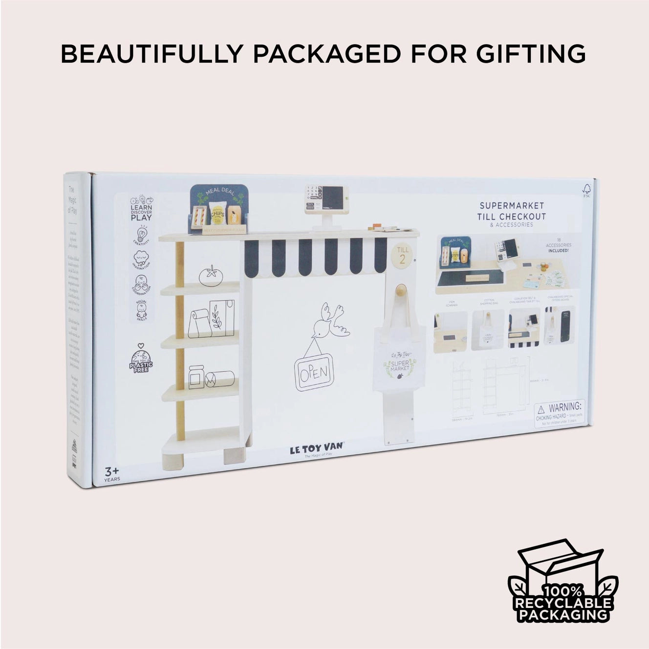 Le Toy Van- Supermarket Till Checkout & Accessories