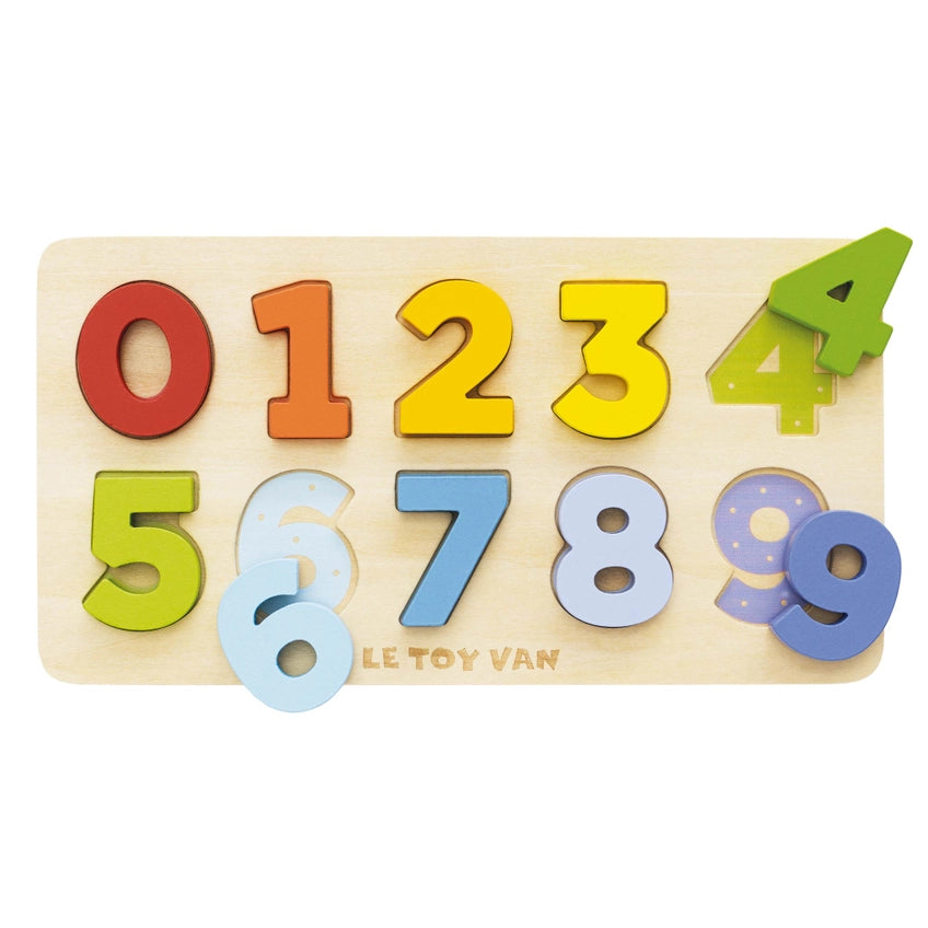 Le Toy Van Counting Wooden Numbers Shape Shorter