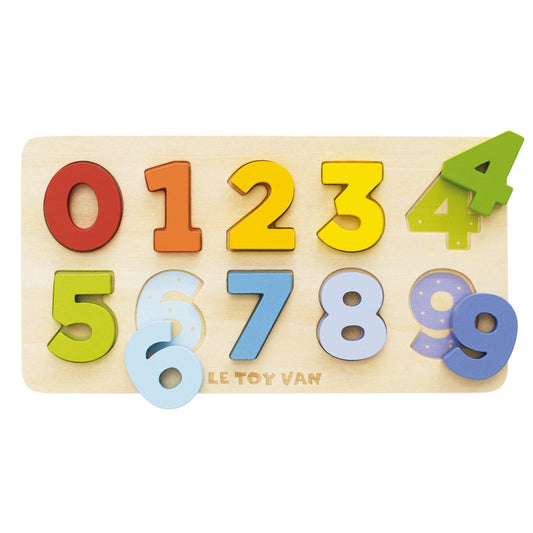 Le Toy Van Counting Wooden Numbers Shape Shorter