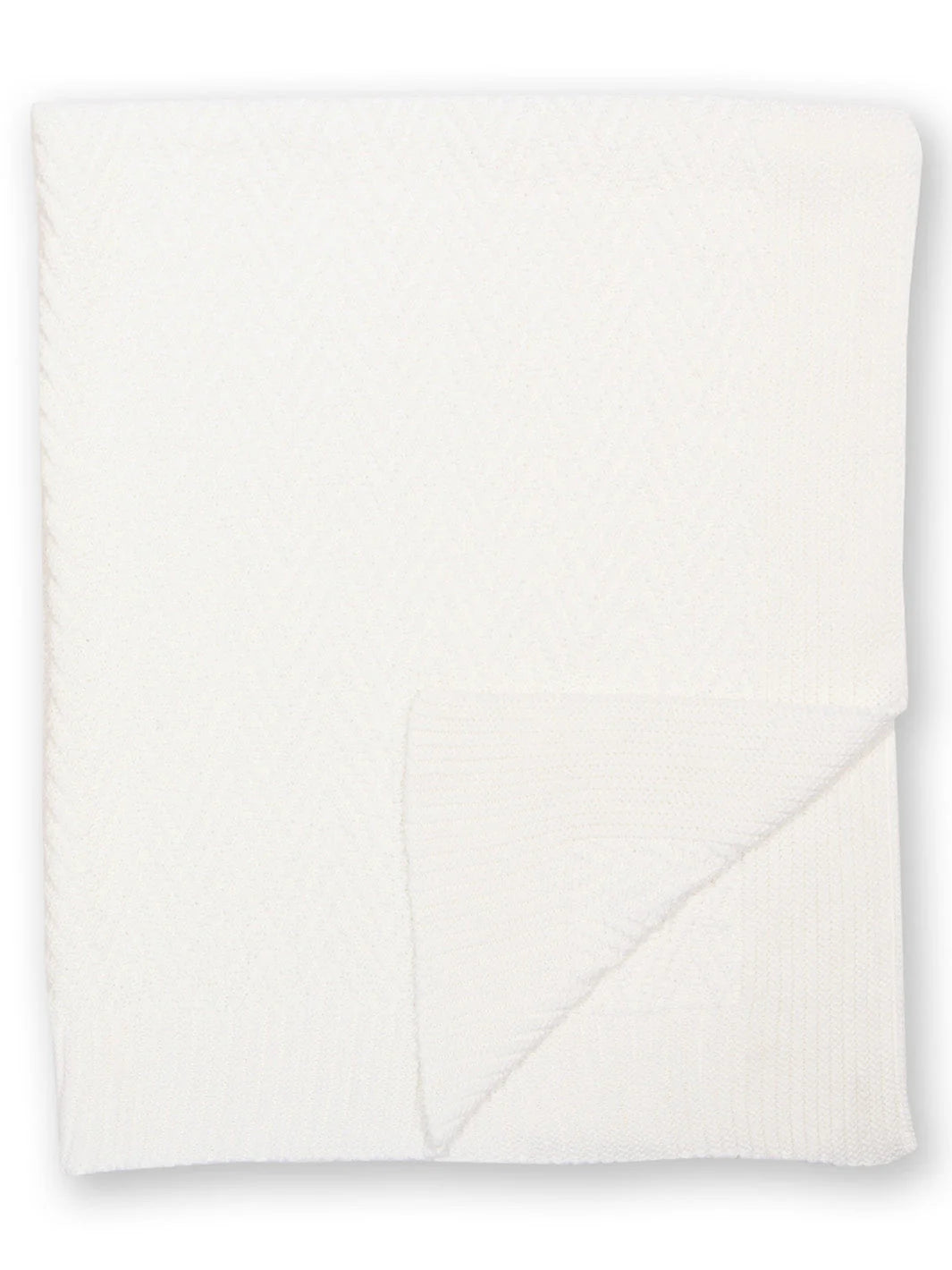Kite Heirloom Knit Blanket Off White