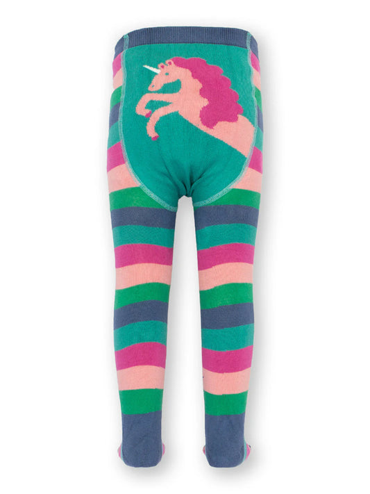 Kite Stripy Tights Teal