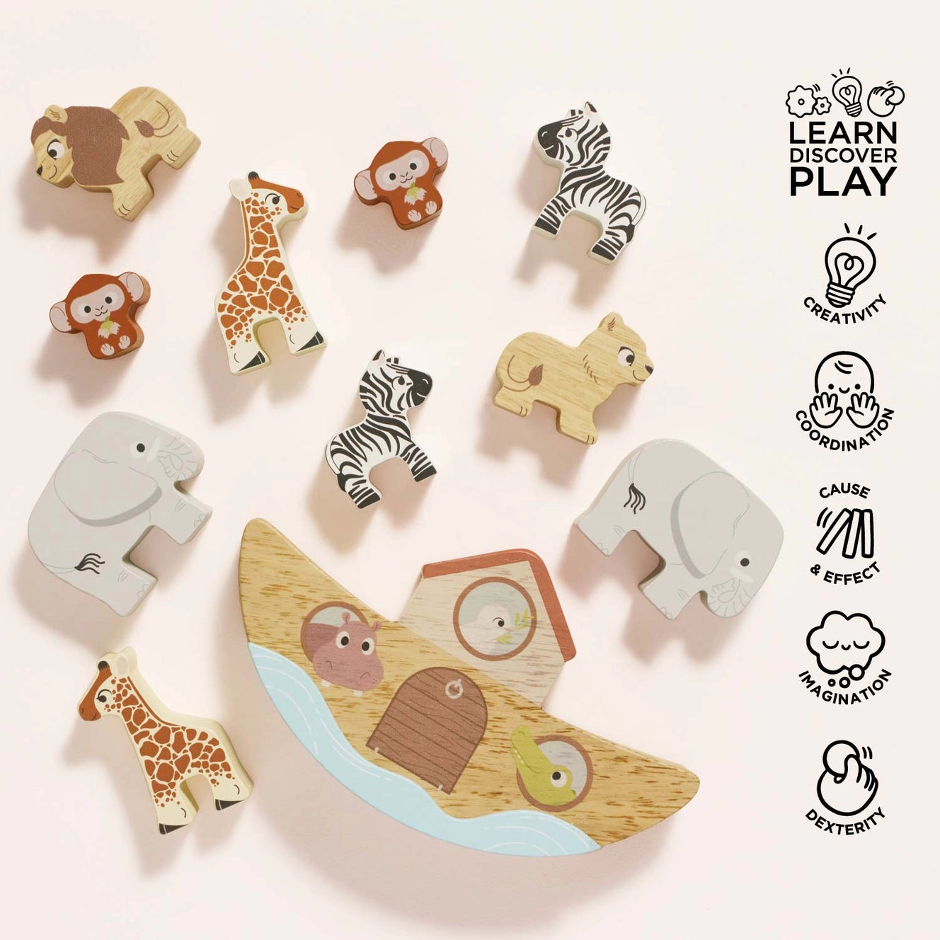 Le Toy Van- Noah's Balancing Ark Animal Stacker