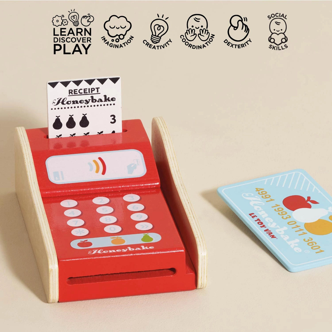 Le Toy Van- Shopping Card Machine