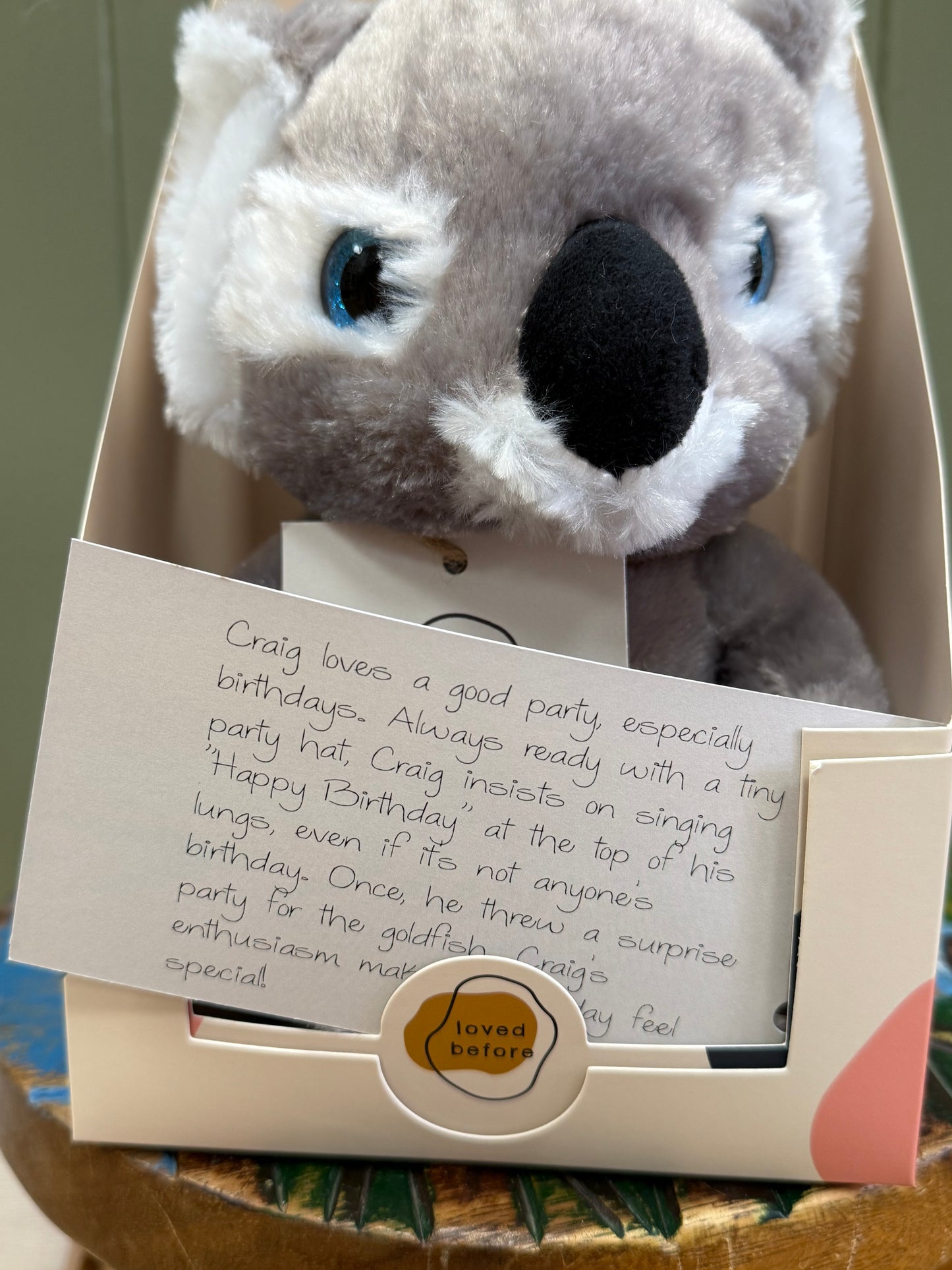 Loved before Craig koala