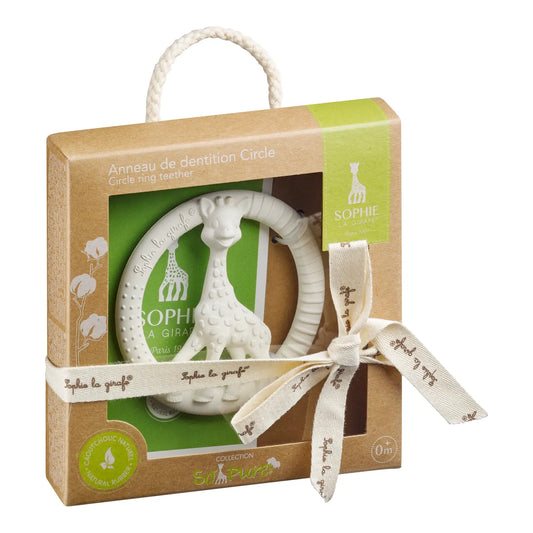 Sophie Le Girafe Circle Teether- Natural Rubber