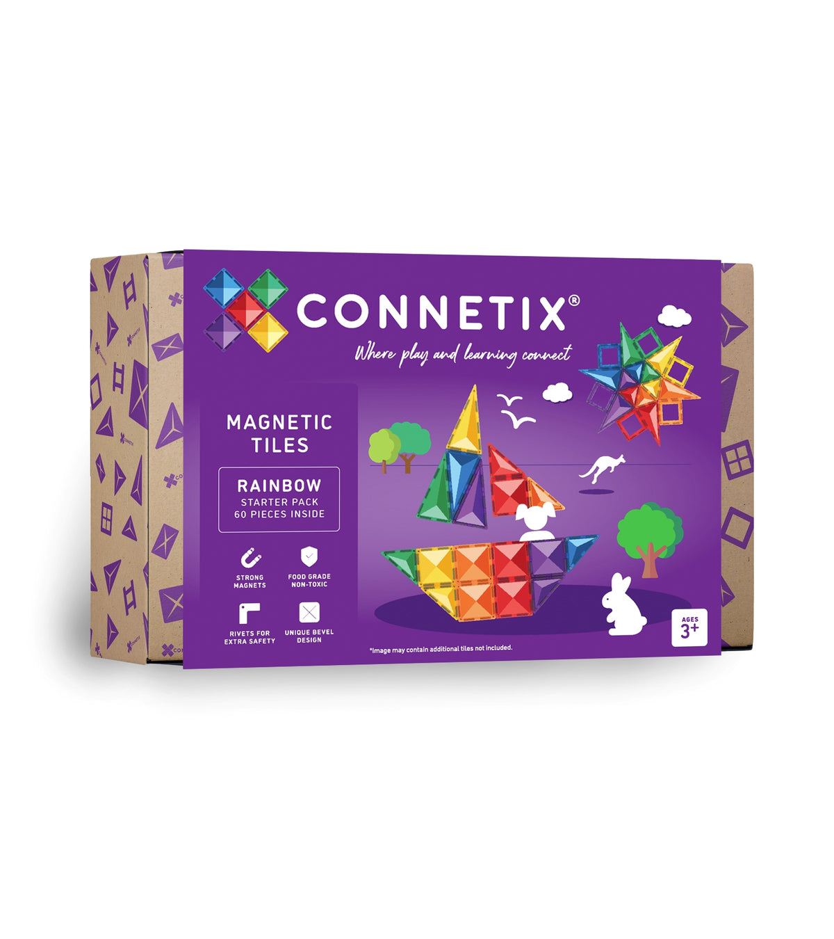 Connetix Rainbow Starter Pack 60 pc