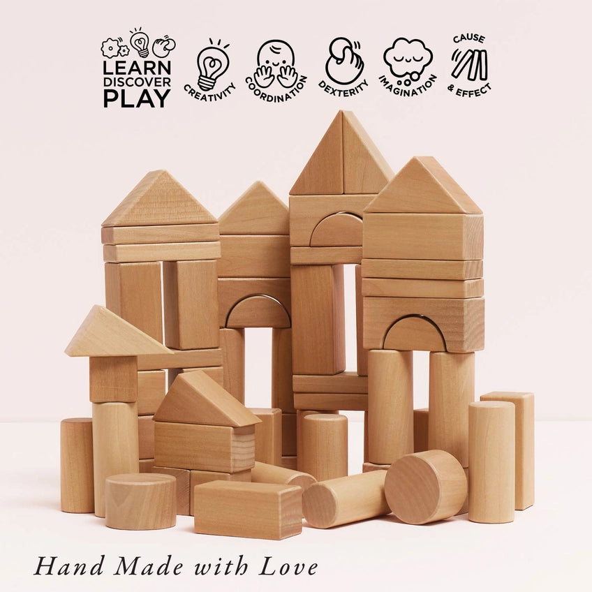 Le Toy Van Natural Wooden Building Blocks