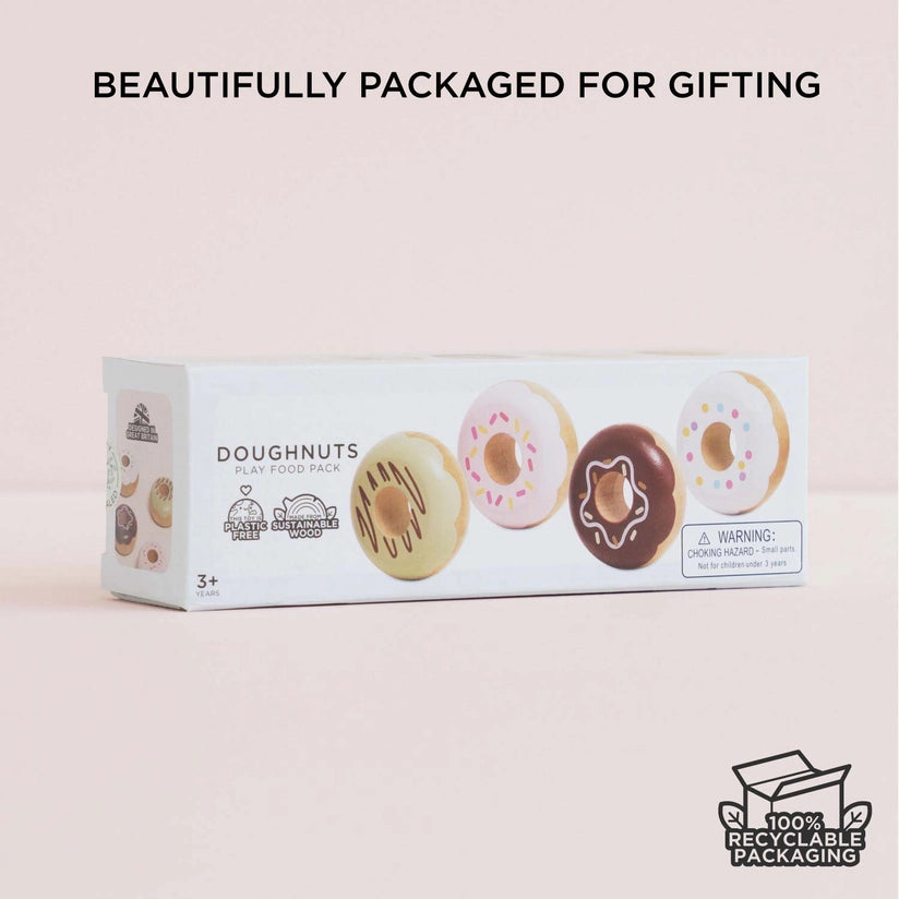Le Toy Van Wooden Doughnuts Play Food Set