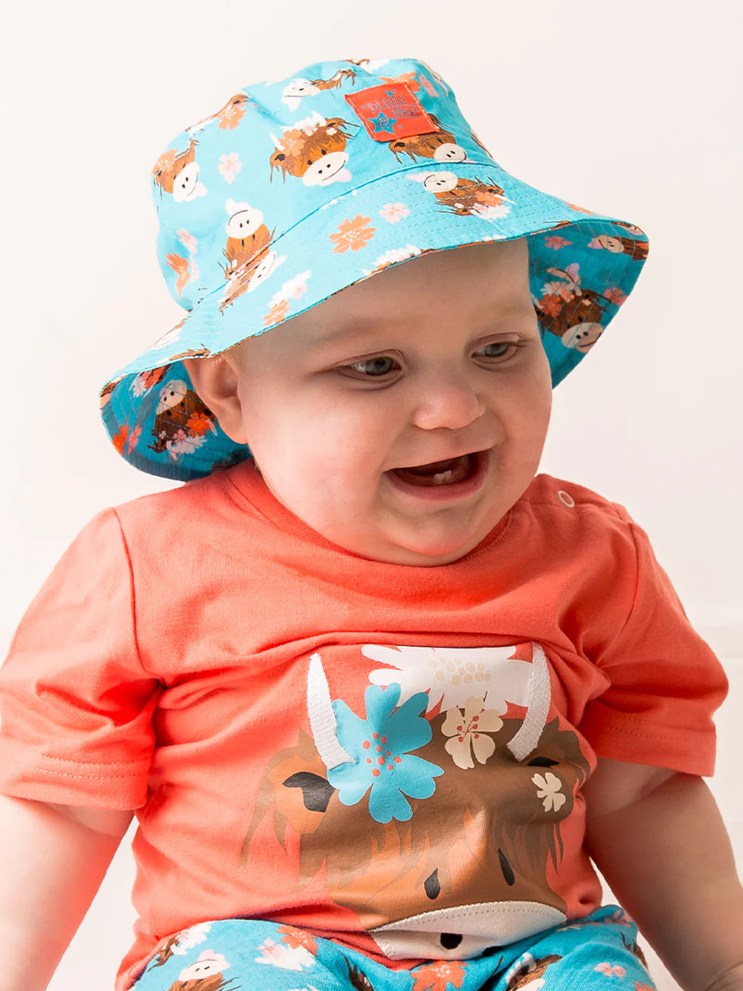 Blade & Rose Bonnie Highland Cow Summer Hat