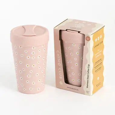 Chino Club Pink Daisy Adult Chino Cup- 12oz