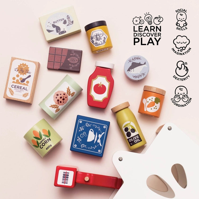 Le Toy Van Wooden Groceries Set & Scanner