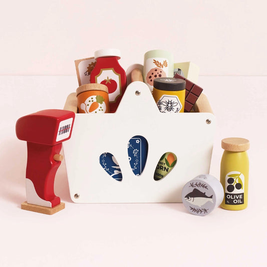 Le Toy Van Wooden Groceries Set & Scanner