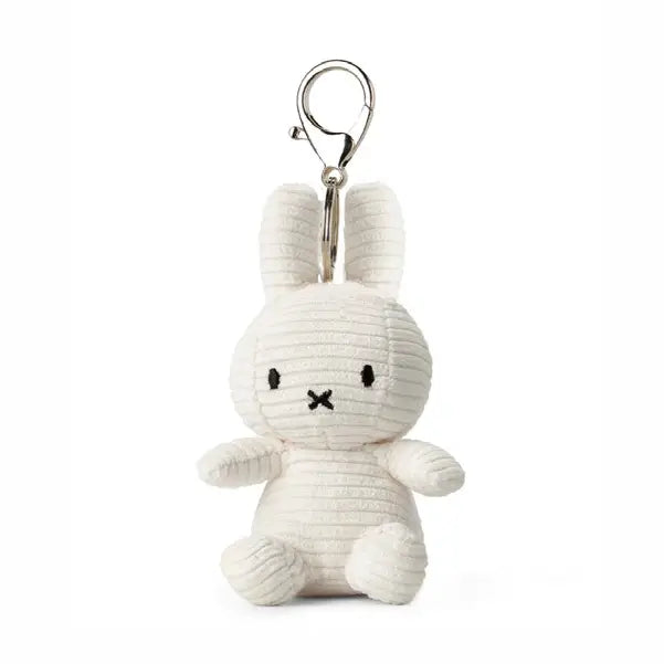 Bon Ton Toys Miffy Keychain Eco Corduroy White 10cm