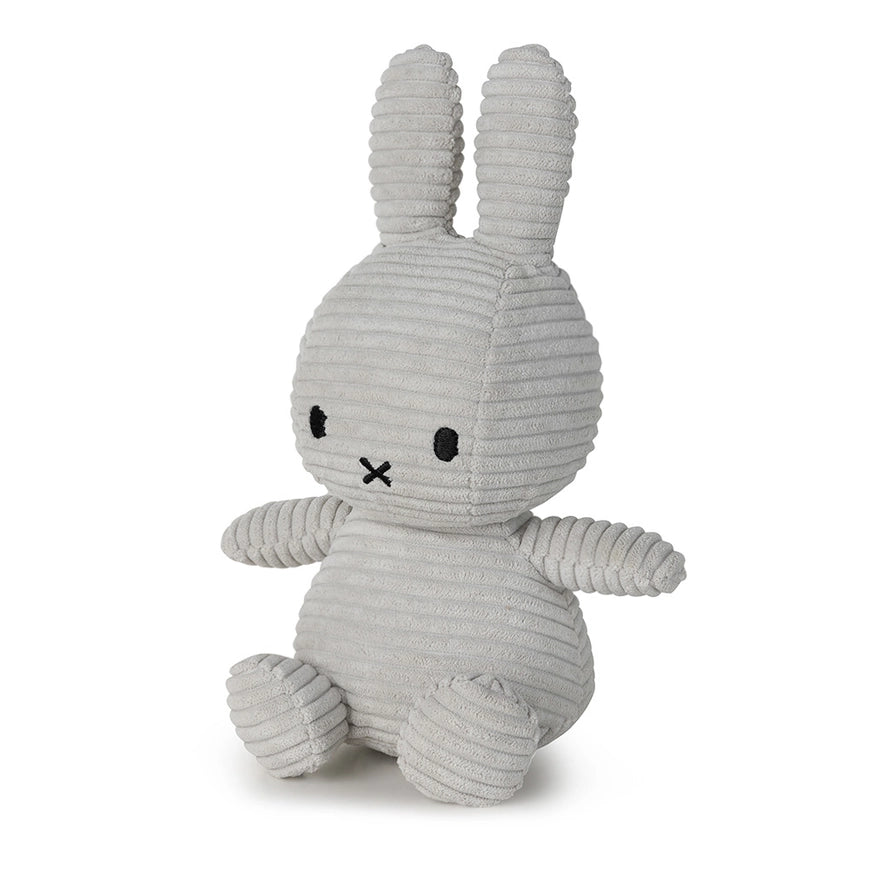Miffy Corduroy Eco Soft Grey 23cm