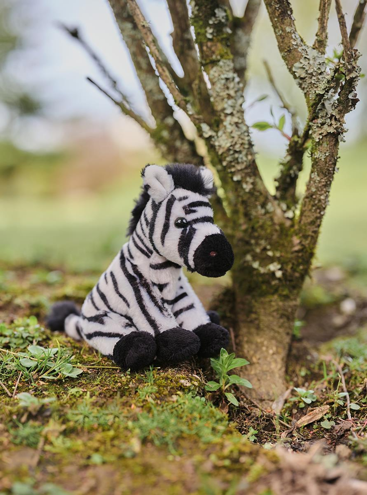 Charlie Bears Cuddle Cub Zebra