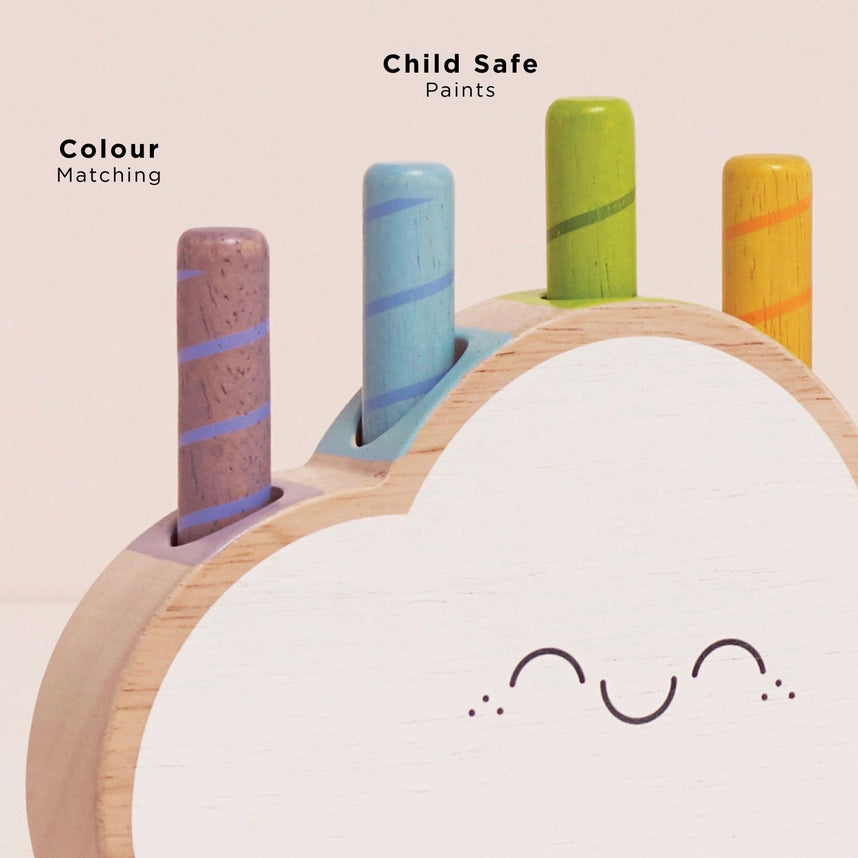 Le Toy Van Rainbow Cloud Pop-Up Toy