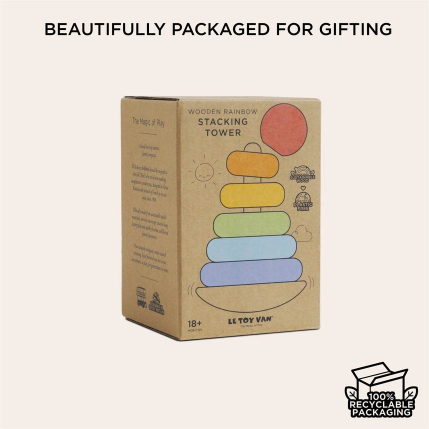 Le Toy Van Rainbow Stacking Tower