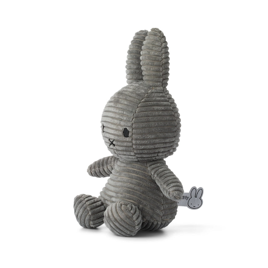 Miffy Corduroy Eco Grey 23cm