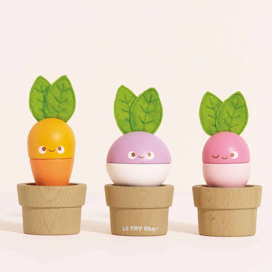 Le Toy Van Stacking Wooden Vegetables