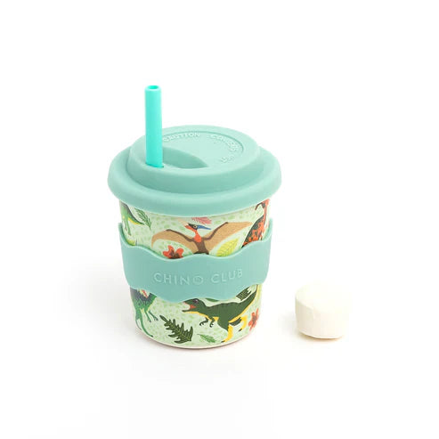 Chino Cup Dinosaur 8oz Babychino Cup (straw included)