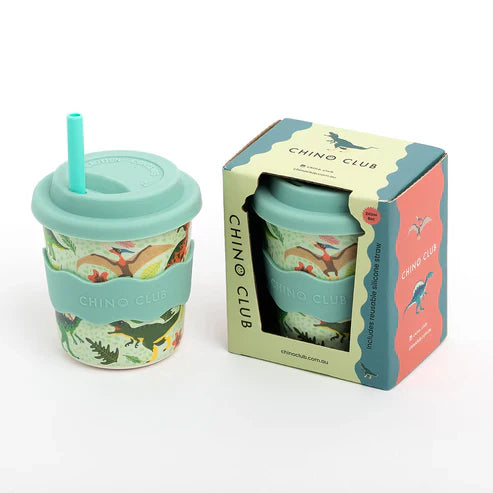 Chino Cup Dinosaur 8oz Babychino Cup (straw included)