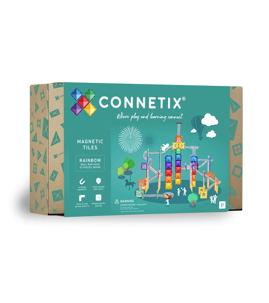 Connetix Rainbow Ball Run Pack 92pc