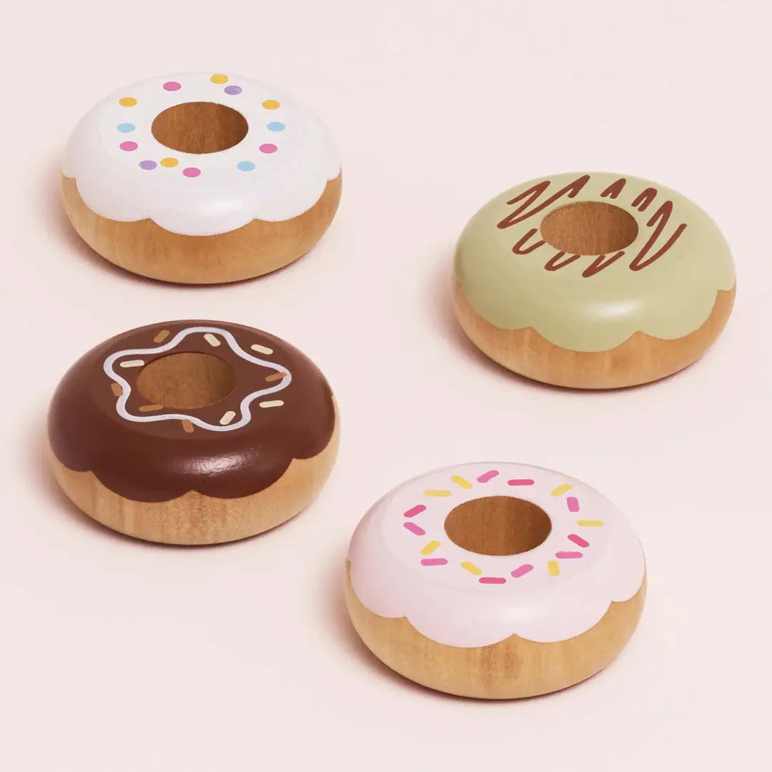 Le Toy Van Wooden Doughnuts Play Food Set