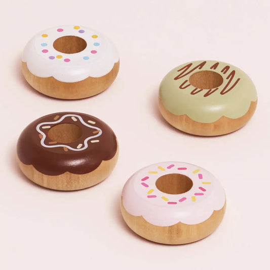 Le Toy Van Wooden Doughnuts Play Food Set