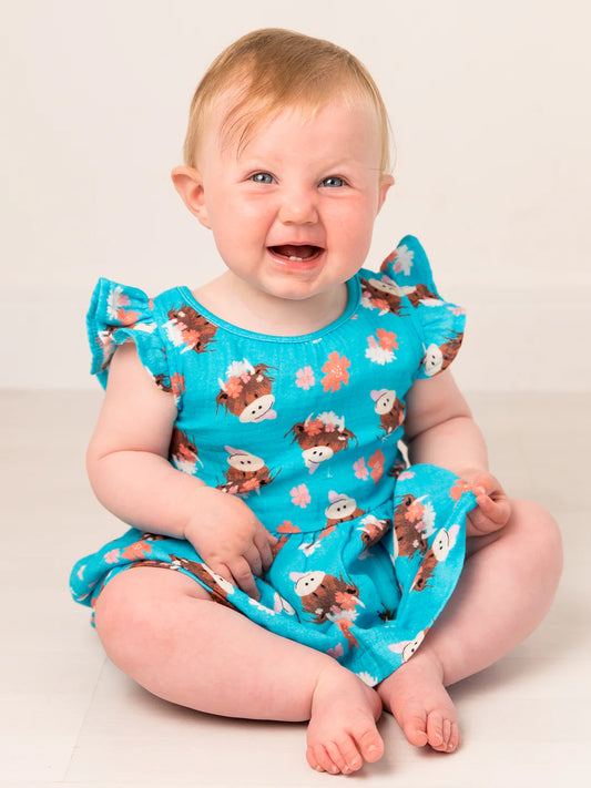 Blade & Rose Bonnie Highland Cow Dress