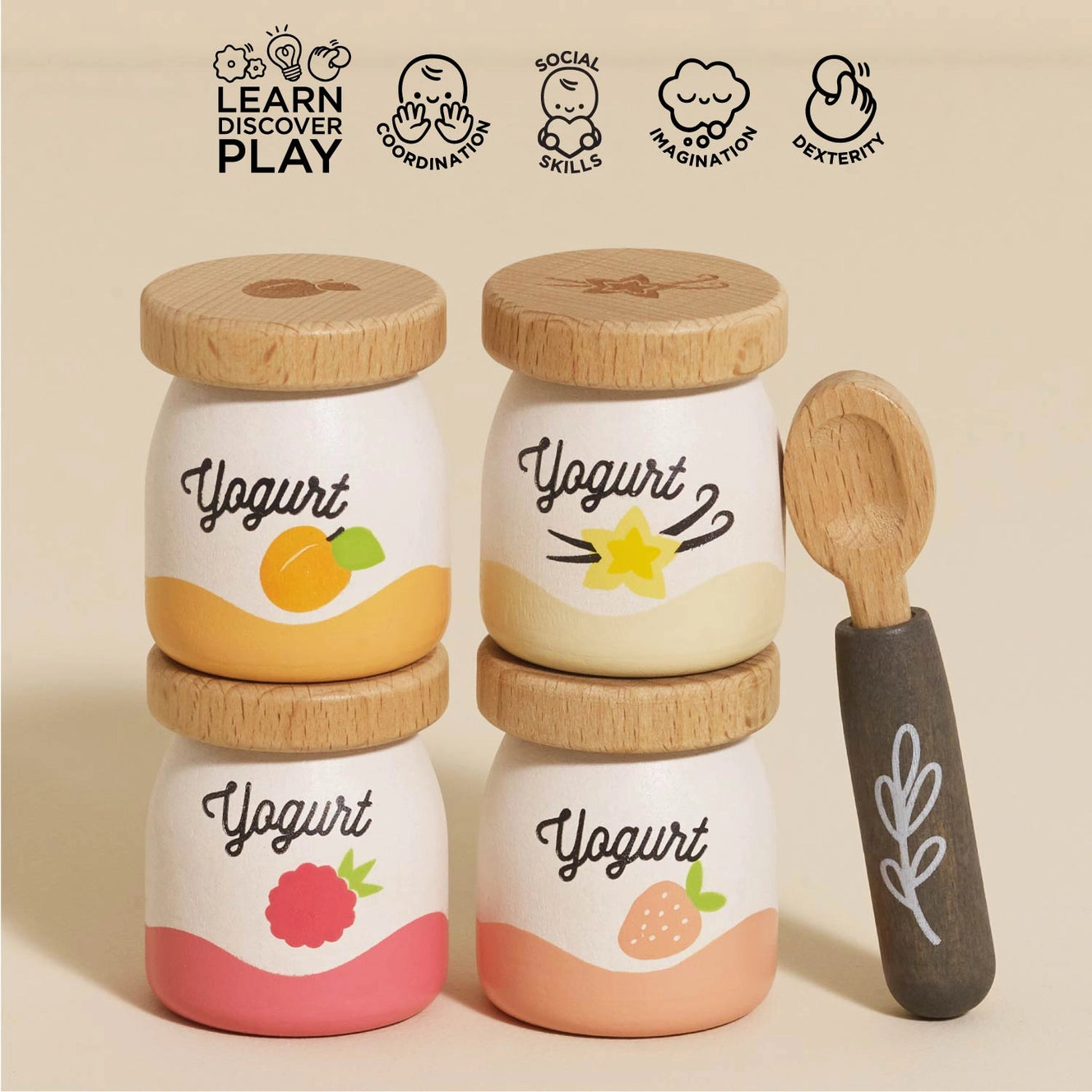 Le Toy Van- Yogurt Play Food Pack