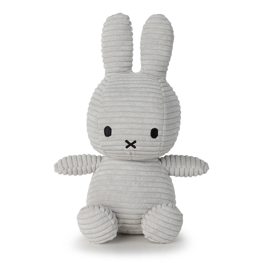 Miffy Corduroy Eco Soft Grey 23cm