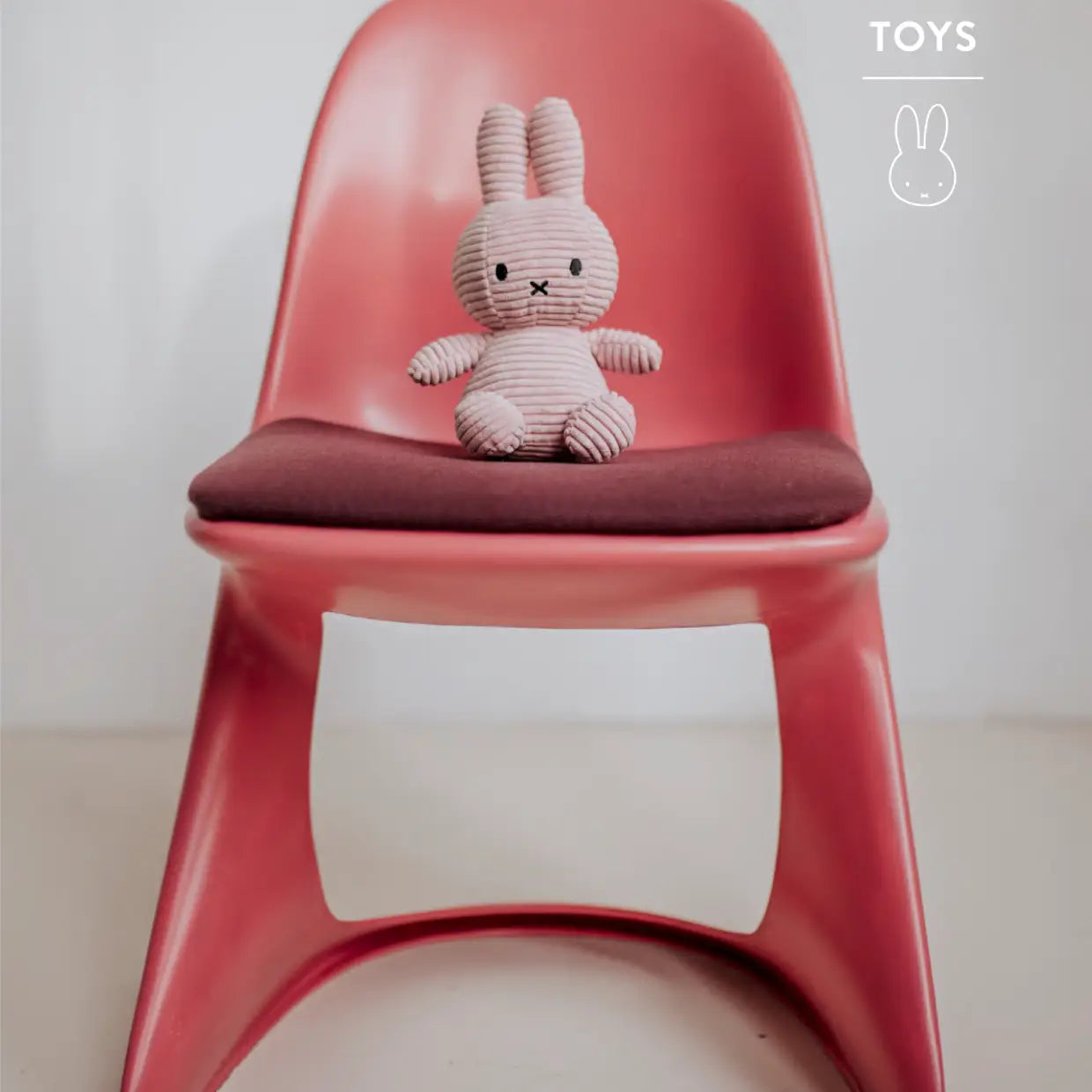 Miffy Corduroy Eco Pink 23cm-33cm