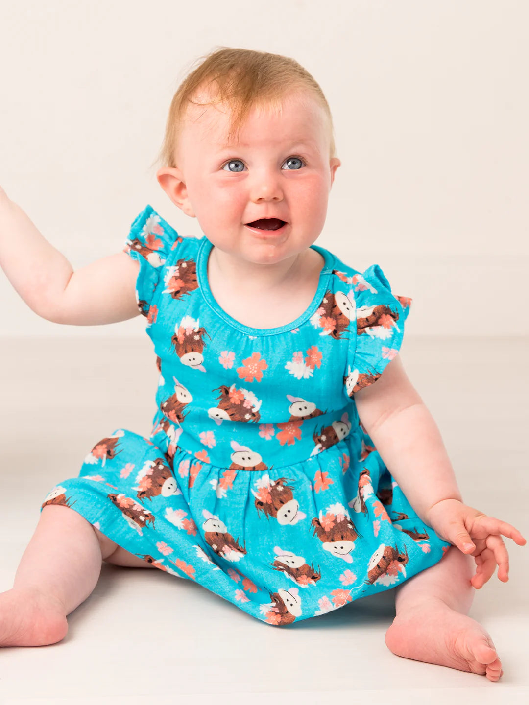 Blade & Rose Bonnie Highland Cow Dress