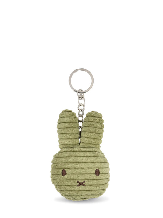Miffy Flat Keyring Corduroy- Olive Green