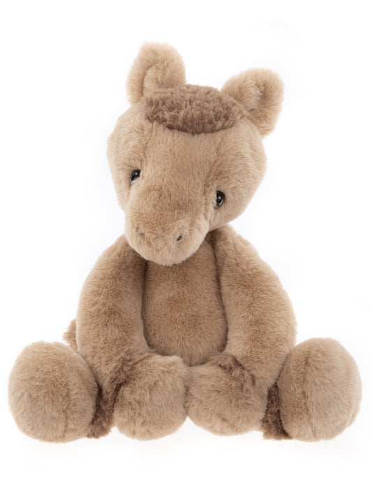 Charlie Bears Bear & Me Clip Clop Pony (Oatmeal Brown)