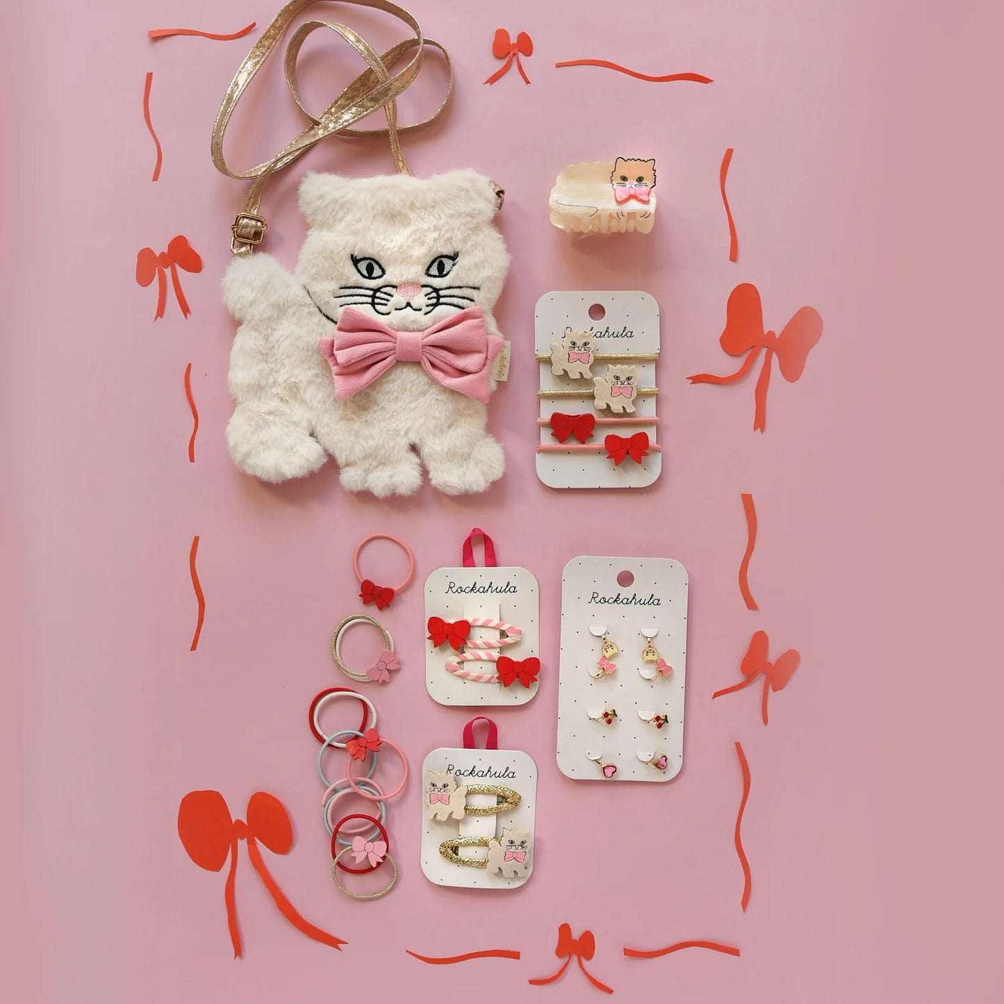 Rockahula Cute Kitten Clip-On Earrings- 4 pack