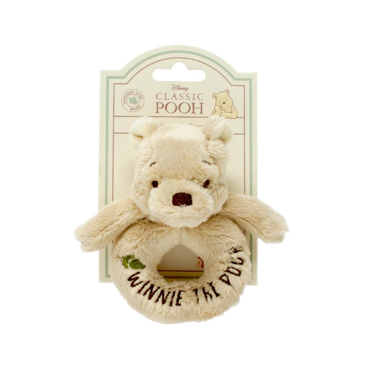 Rainbow Designs Winnie The Pooh Ring Rattle