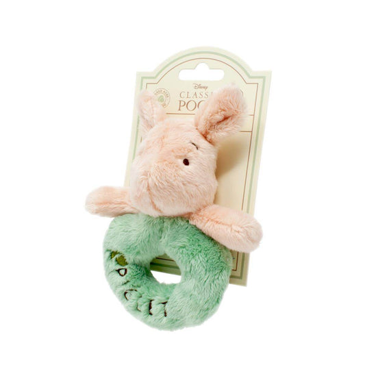 Rainbow Designs Classic Piglet Ring Rattle